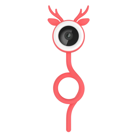 2K HD Wireless Baby Monitor with Cloudedge App &amp; Night Vision Red