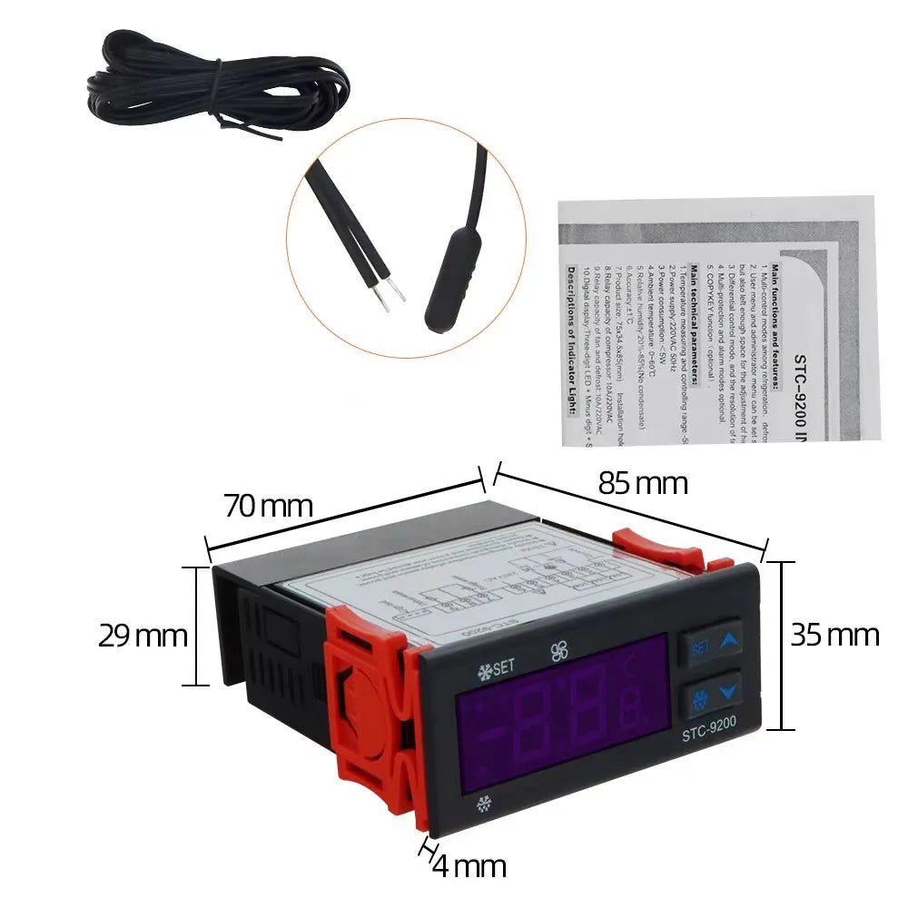 STC-9200 Thermostat Controller &ndash; Two Relay Output Thermostat