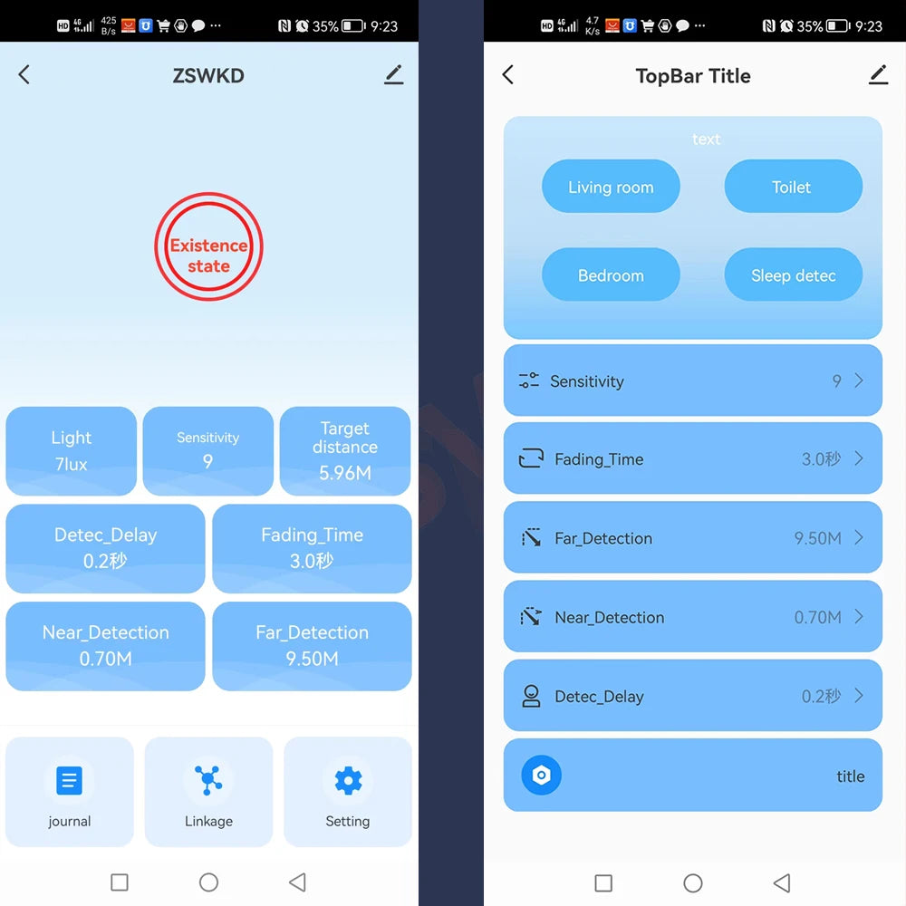 WKD-PIR06 Tuya ZigBee WiFi MmWave &ndash; Real-Time Detection