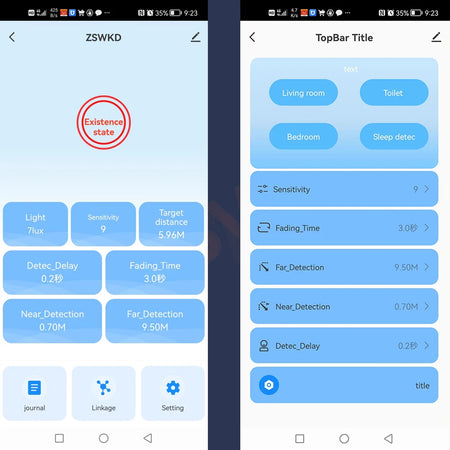 WKD-PIR06 Tuya ZigBee WiFi MmWave &ndash; Real-Time Detection
