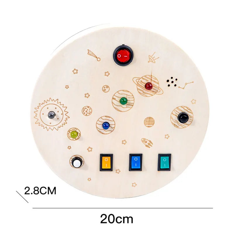 MY10082 Busy Board Led Switch Wheel Educational Toy &ndash; Play