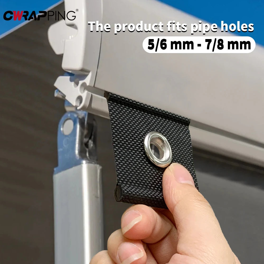 4Pcs S Shaped Camping Awning Hooks Clips - Durable &amp; Versatile for RV, Tent &amp; Home