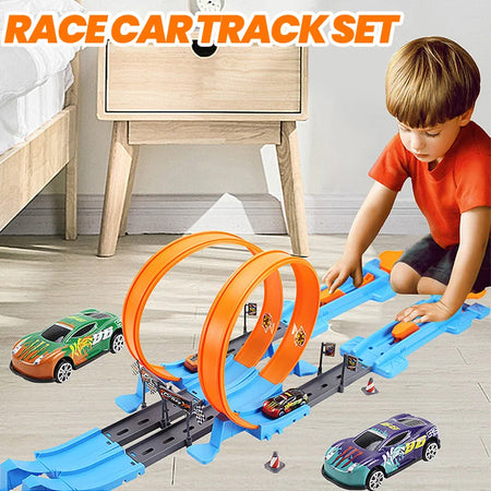 Railway Racing Track Play Set &ndash; Educational DIY Car Kit