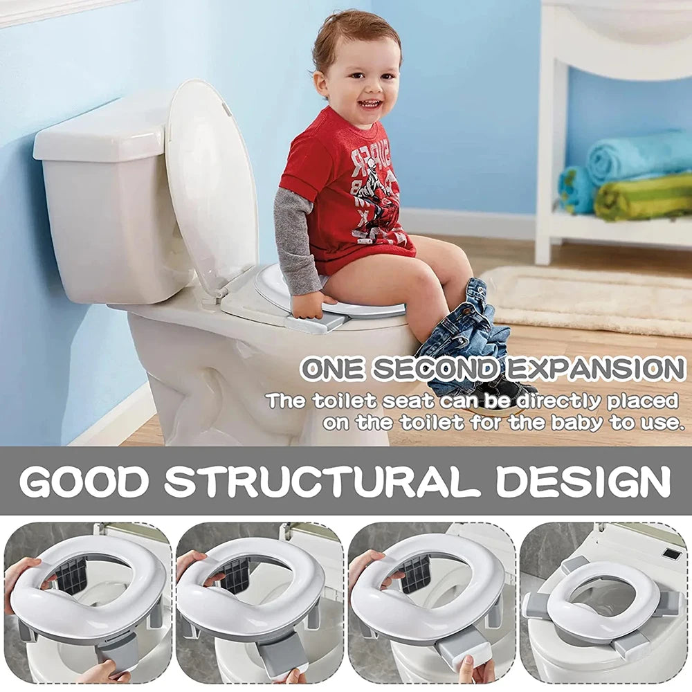 3 In 1 Travel Toilet Seat Foldable Potty Ultra Safe