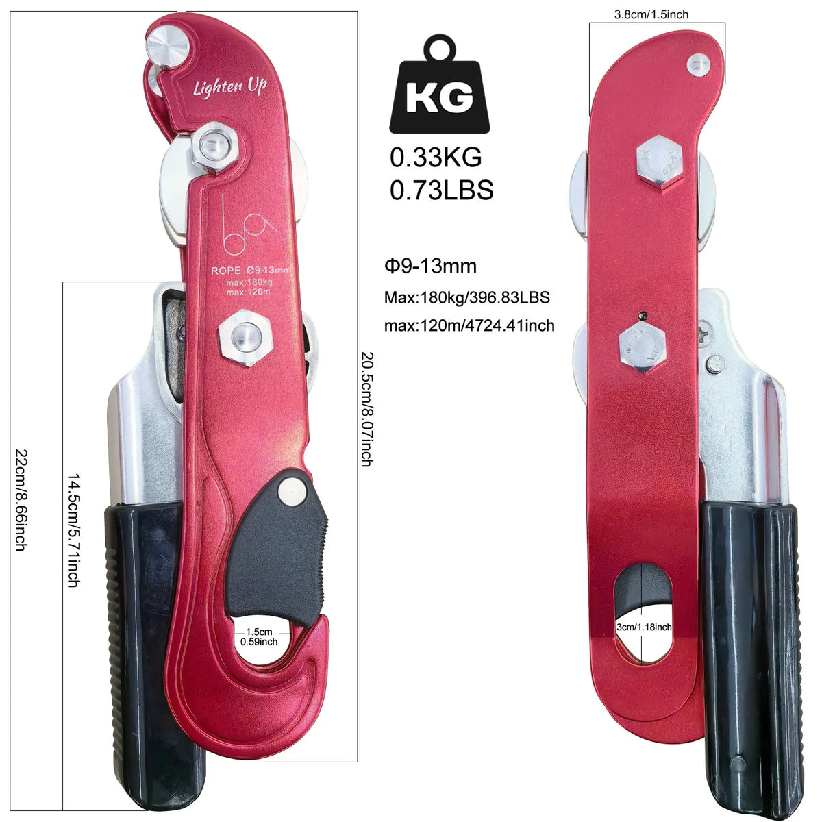 Descent Stop Handle Abseiling Device &ndash; Smooth Rappel Control