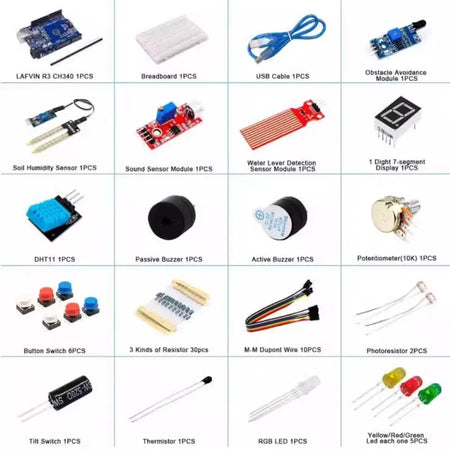 400 Breadboard DIY Learning Kit &ndash; Complete Electronics Project Starter Set