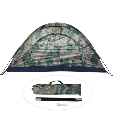 One Person Camping Tent Camouflage Windproof &ndash; Lightweight green / CHINA