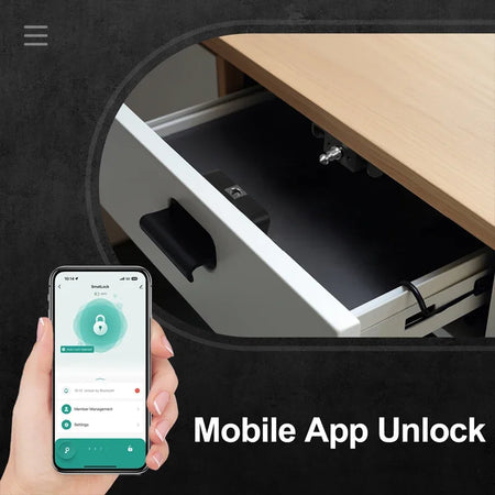 Tuya Bluetooth Smart Wood Cabinet Lock &ndash; IC Card Unlock