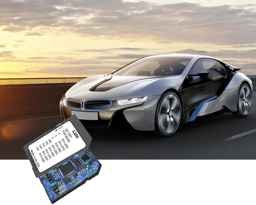 Mazda 6 2015-2023 Navigation SD Card &ndash; South Asia Maps