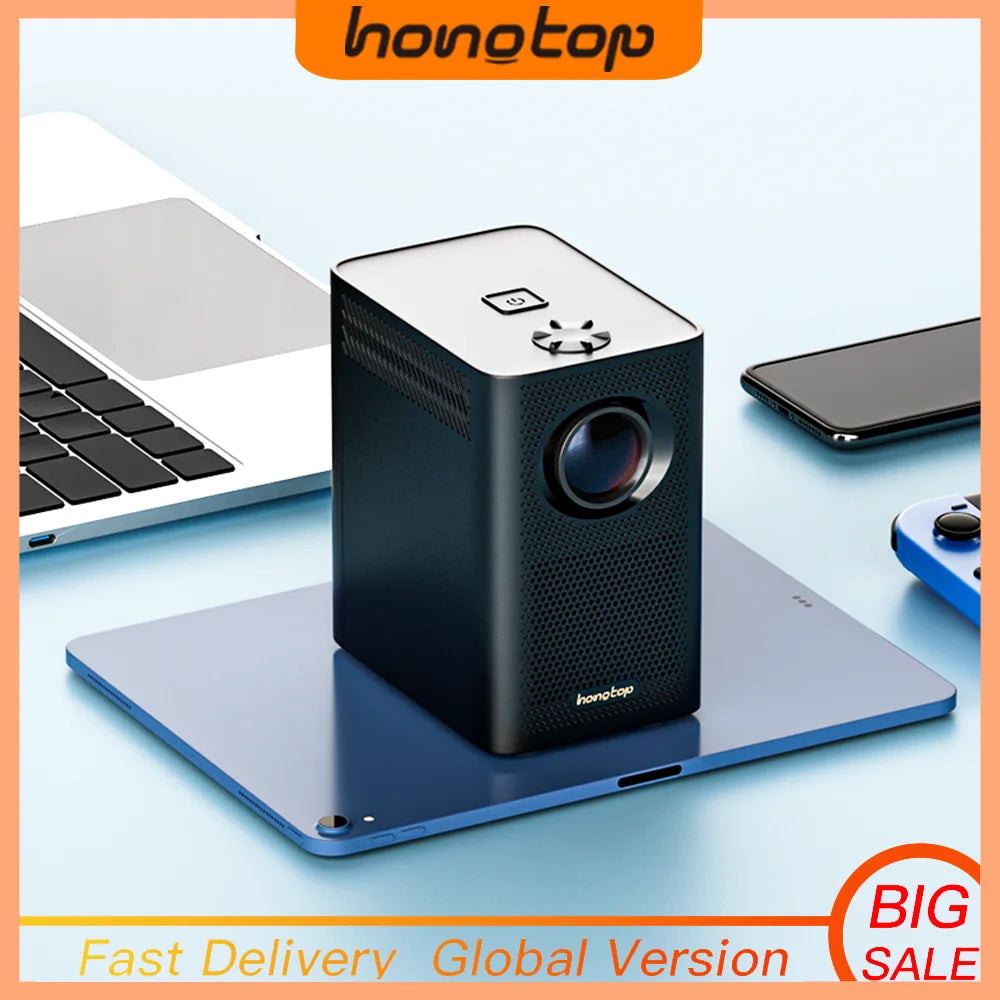 HONGTOP S30MAX &ndash; Ultra Bright 9500L 4K Android Projector
