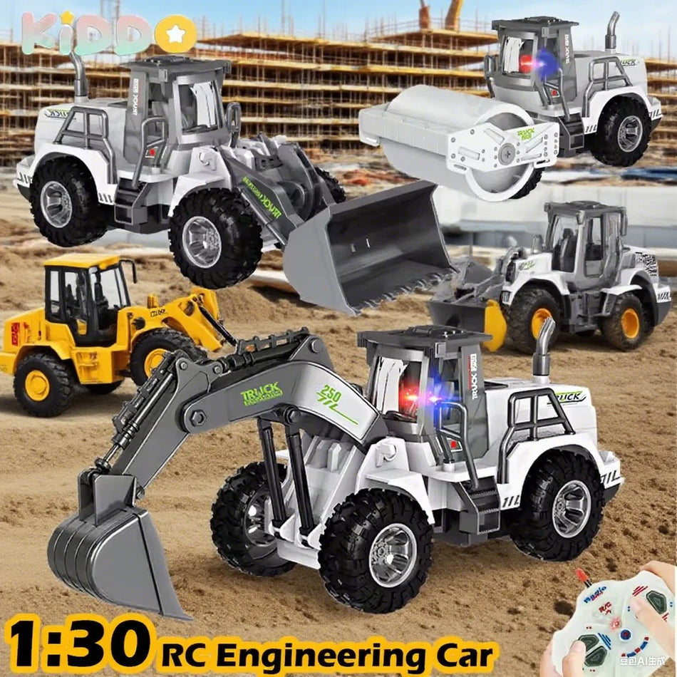 CONUSEA RC Graafmachine Afstandsbediening Vrachtwagen, 4-Kanaals, Plastic