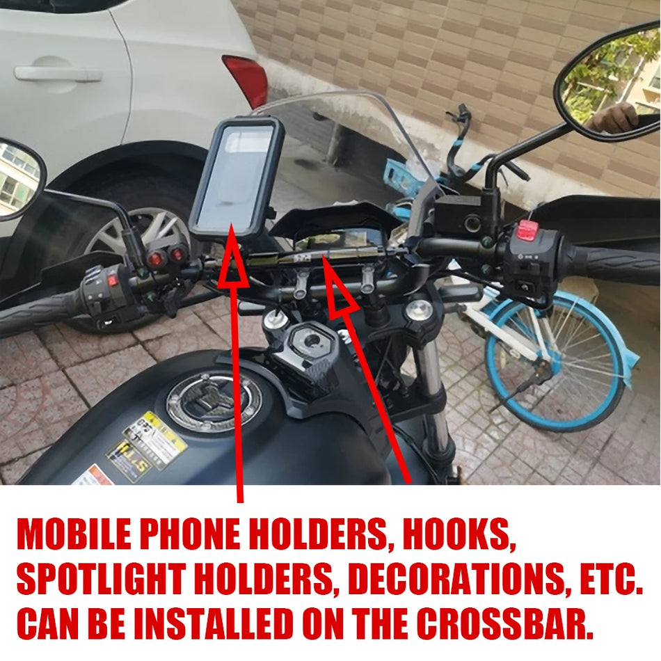 Aprilia SR GT 200 Μπάρα Ισορροπίας από Κράμα Αλουμινίου με Βάση Κινητού