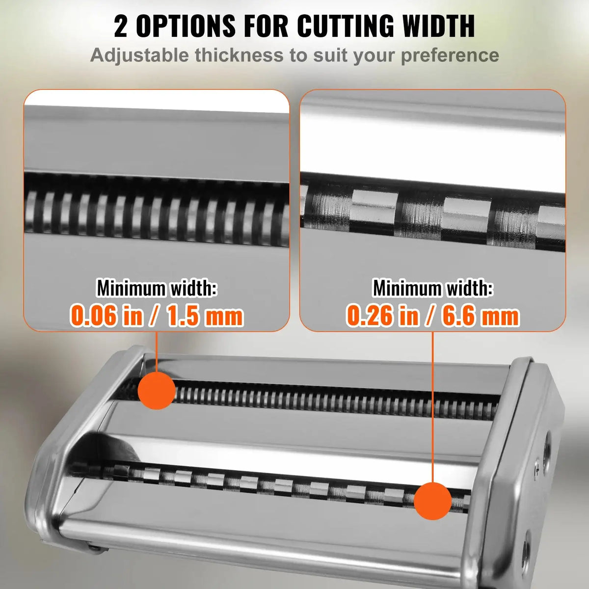 Manual Pasta Maker Set Stainless Steel Noodle Roller Cutter