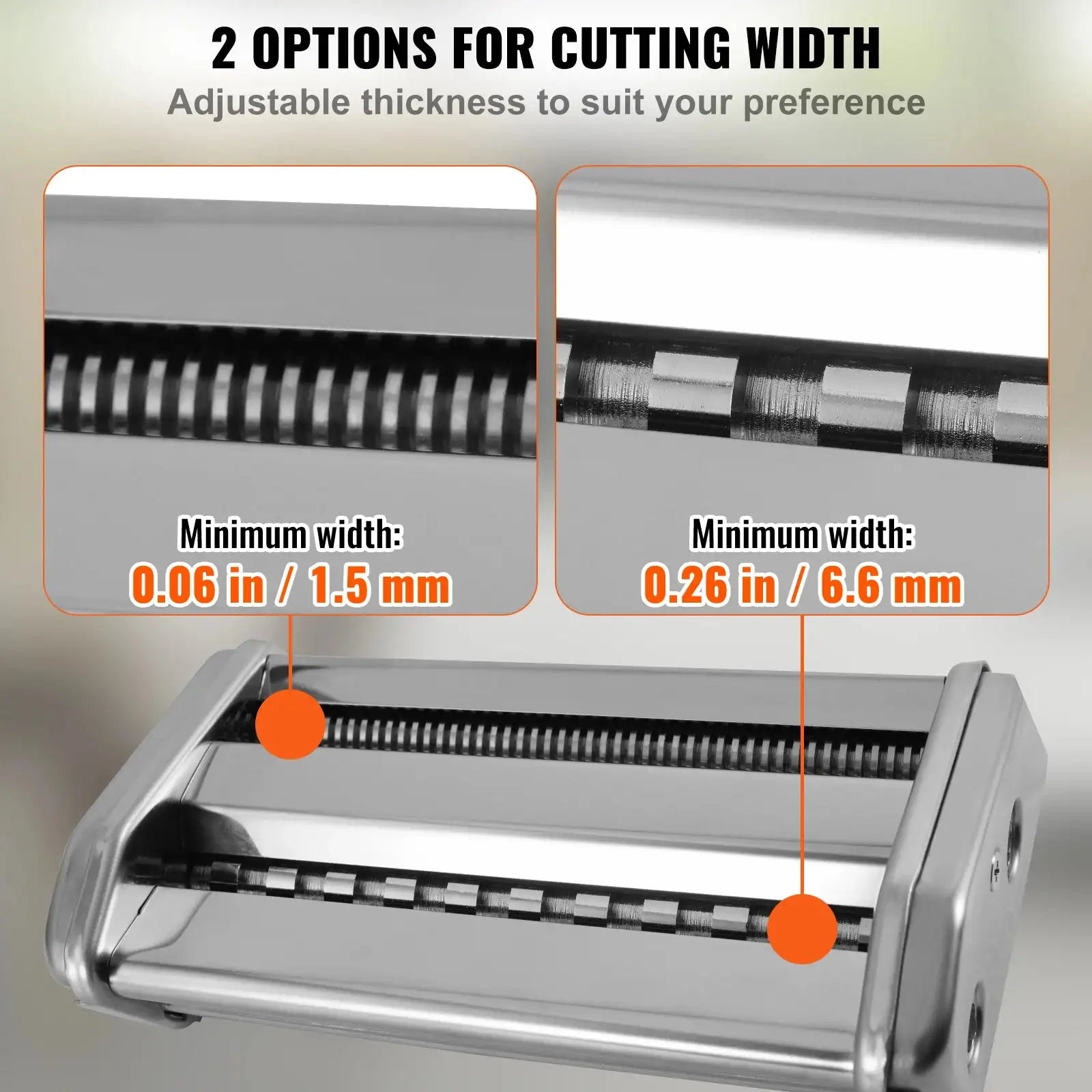 Manual Pasta Maker Set Stainless Steel Noodle Roller Cutter