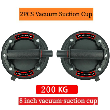 8 Inch Vacuum Suction Cup &ndash; 200 Kg Capacity Lifter 2PCS 1
