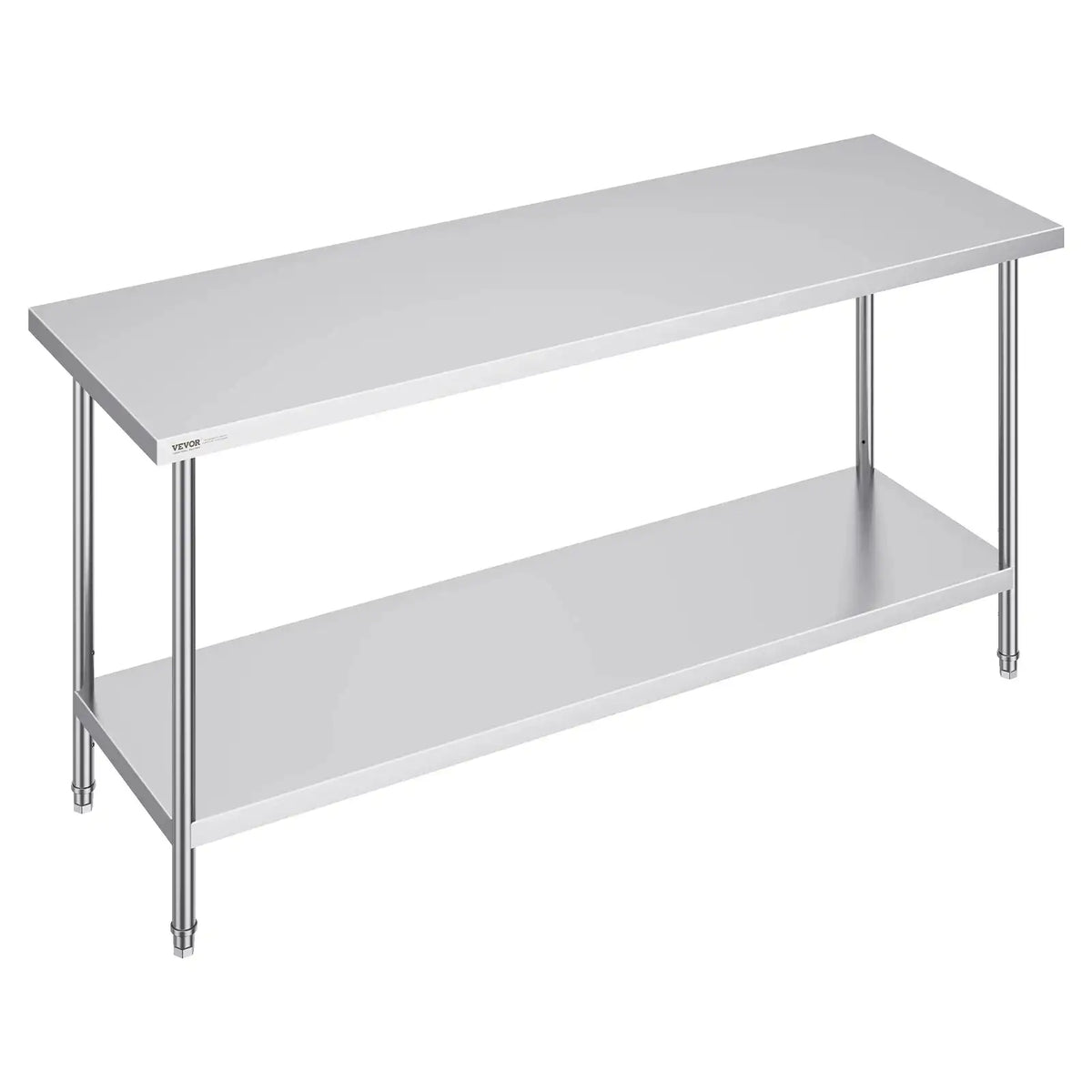 Stainless Steel Prep Table Heavy Duty Restaurant Grade Table