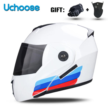 Uchoose Double Lens Modular Flip Helmet &ndash; DOT Certified