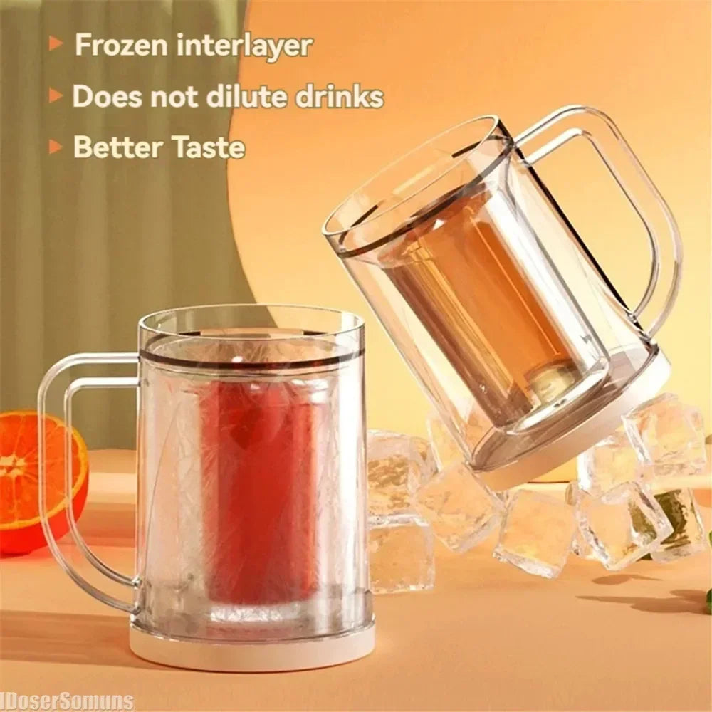 Freezing Beer Mug Double Layer &ndash; Rapid Drink Cooling