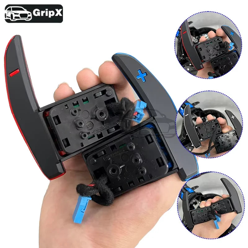 Leva del cambio a palette BMW per F10 F20 F30 E70 E90 F32, Rossa e Blu