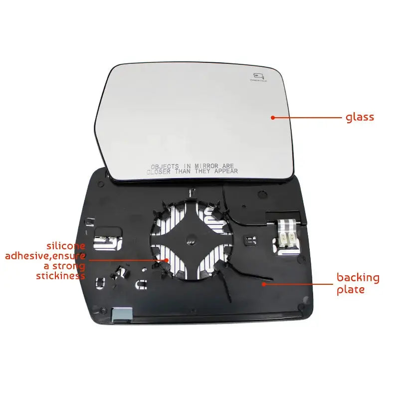 2Pcs For Ford F-150 2011 2012 2013 2014 Door Side Heated Wing Mirror Glass Rearview by InterCyprus Trading Ltd