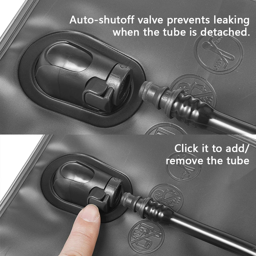 Quick Release Leak-Proof Water Bag 1.5L-3.0L for Camping &amp; Hiking