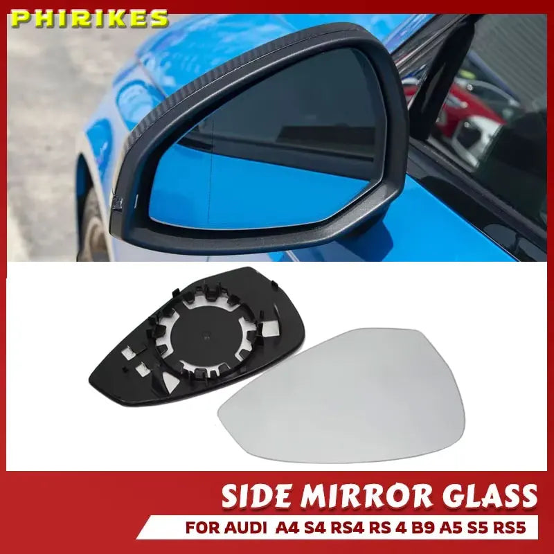 Soojendusega külgmise peegli klaas Audi A4 A5 S4 RS4 RS5 2016-2023