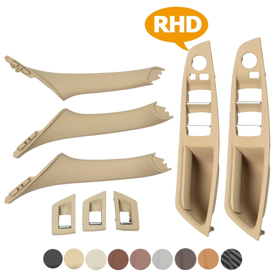 Copertura Pannello Bracciolo per BMW Serie 5 F10/F11 Guida a Destra 7-Pc PC e ABS