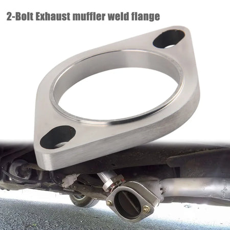 304 Stainless Exhaust Pipe Flange Connector Joint 2 Bolt 52mm 64mm 77mm by InterCyprus Trading Ltd