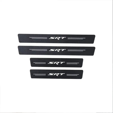 Dodge Charger Carbon Fiber Door Sill Protector 4Pcs 4pxs For SRT