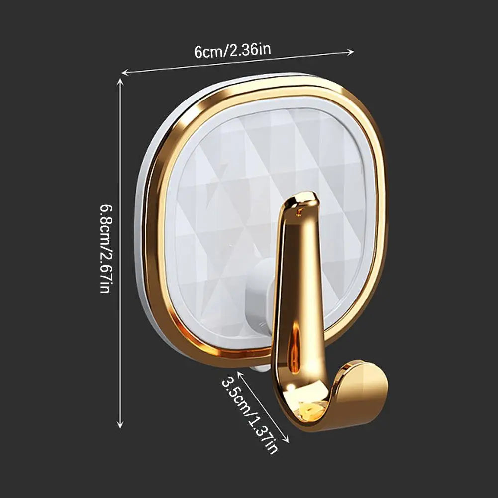 Luxury Punch-Free Wall Hooks &ndash; Strong Sticky Design for Easy Installation