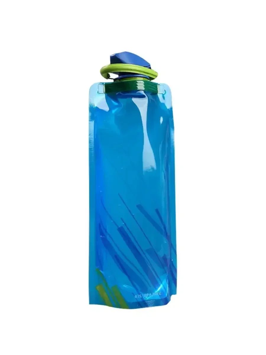 700ml Portable Ultra Light Folding Soft Water Bag for Outdoor Sports &amp; Camping Red1 / 700ml 1