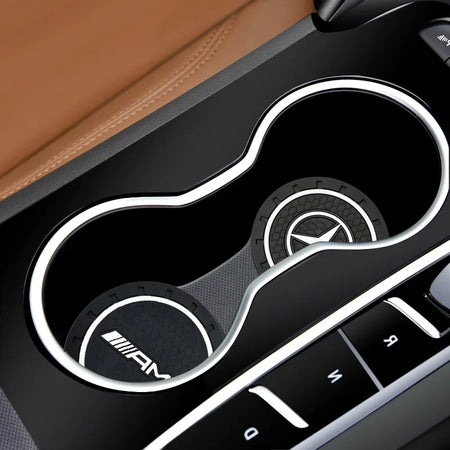 SSZ Car Cup Holder Coaster &ndash; Non Slip Interior Accessory for Mercedes Benz