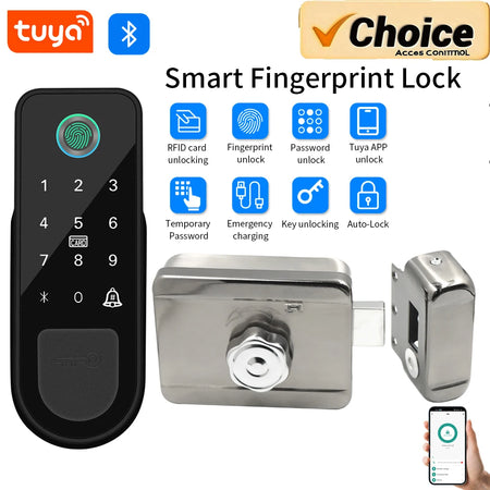 LUCKING DOOR Fingerprint Lock &ndash; Biometric Keyless Entry