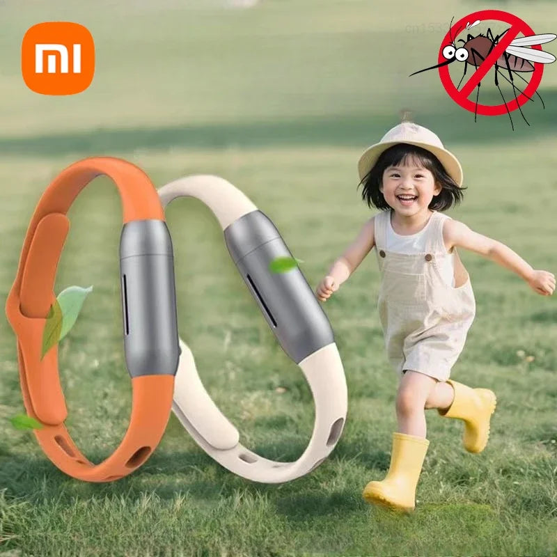 Браслет-репеллент от комаров Xiaomi с эфирным маслом, водонепроницаемый 