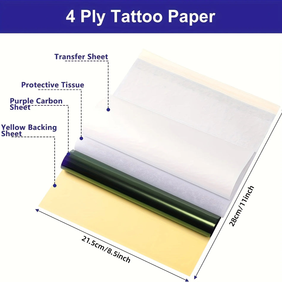 A4 100 Vellen Tattoo Transferpapier voor Thermische Copier