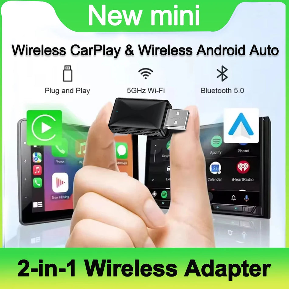 Toyota Trådlös CarPlay Android Auto WiFi Adapter Plug and Play Box