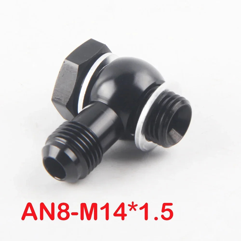 6063 T6 Billet Aluminum Hydraulic Clutch Banjo Fitting M12-M18 by InterCyprus Trading Ltd