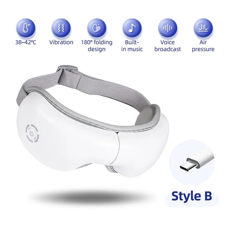 Air Pressure Vibration Eye Massager &ndash; Effective Eye Fatigue Relief Style B