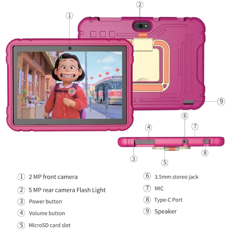 J11 Android 13 Kid Tablet 10.1 Inch &ndash; Ultra Slim Design J12 / Tablet Standard