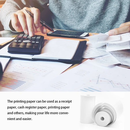 10 Rolls of High-Quality Thermal Photo Paper for Children's Cameras