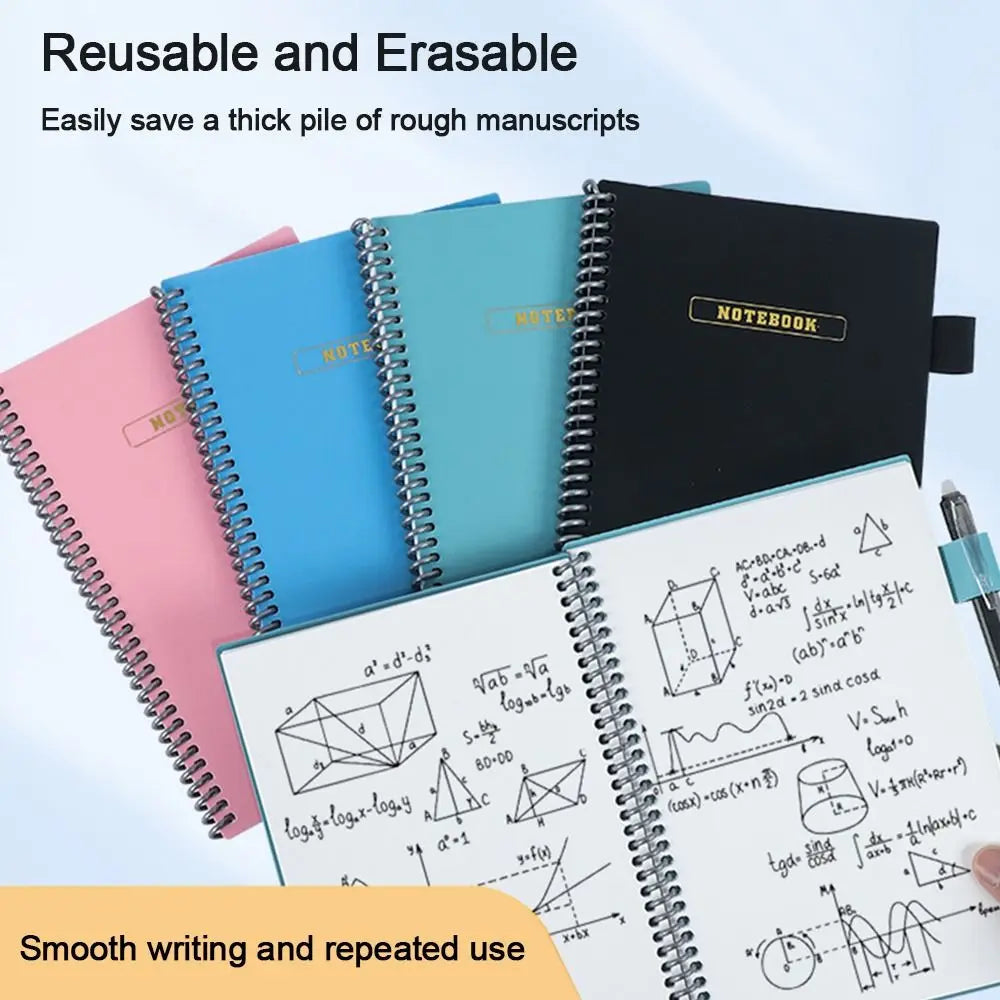 A5 Erasable Whiteboard Journal | Reusable Smart Notebook Planner