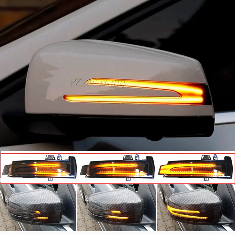 Lumini de semnalizare LED dinamice pentru Mercedes-Benz W204 W212 CLS