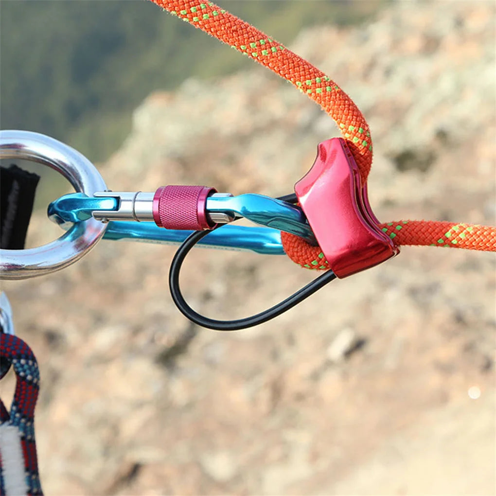 Rock Climbing Belay Rappel Device &ndash; Sturdy Alloy Build