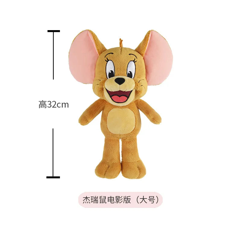 Tom and Jerry Plush Toys - Adorable Stuffed Dolls for Kids Movie 32cm Jerry