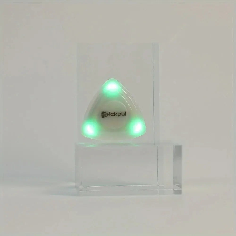 Miwayer LED Luminous Guitar Picks &ndash; Three Color Light Green