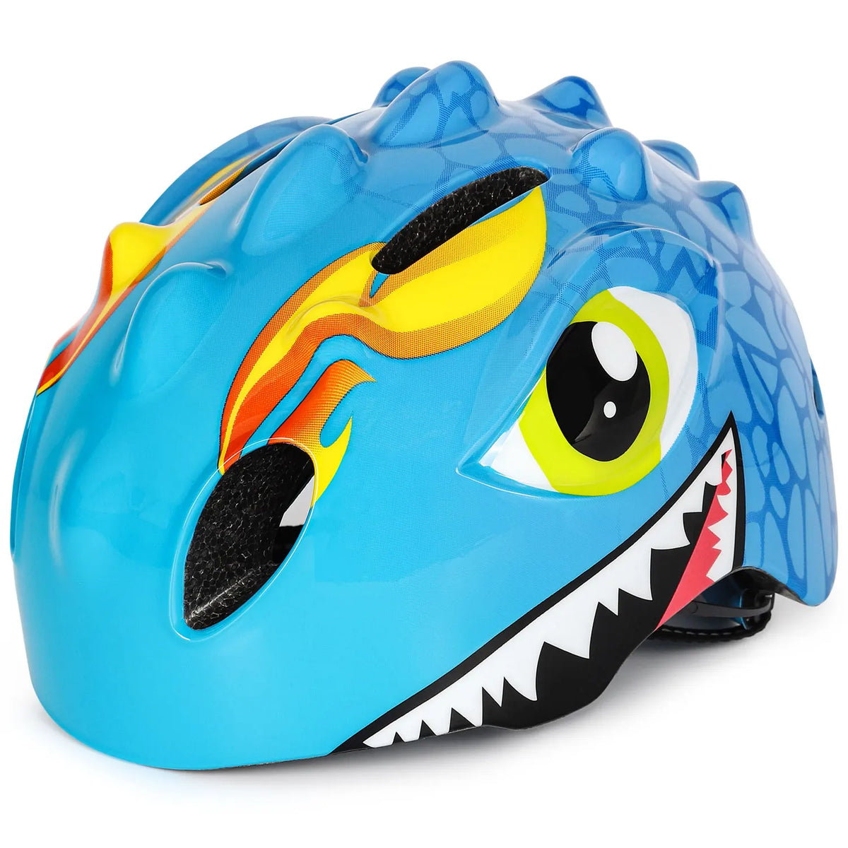 VICTGOAL Kids Helmet Set &ndash; Fun Cartoon Design with Safety Gear Blue Helmet / S