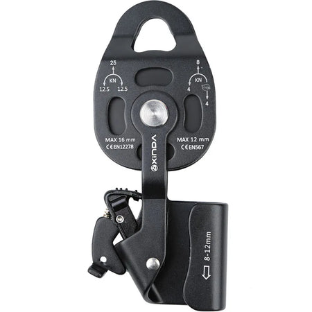 XINDA Lift Weight Pulley &ndash; Rescue Survival Gear For Outdoor Black