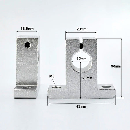 2Pcs Linear Bearing Rail Support SK8 SK25 Bracket &ndash; Easy 12mm / CHINA / 2Pcs