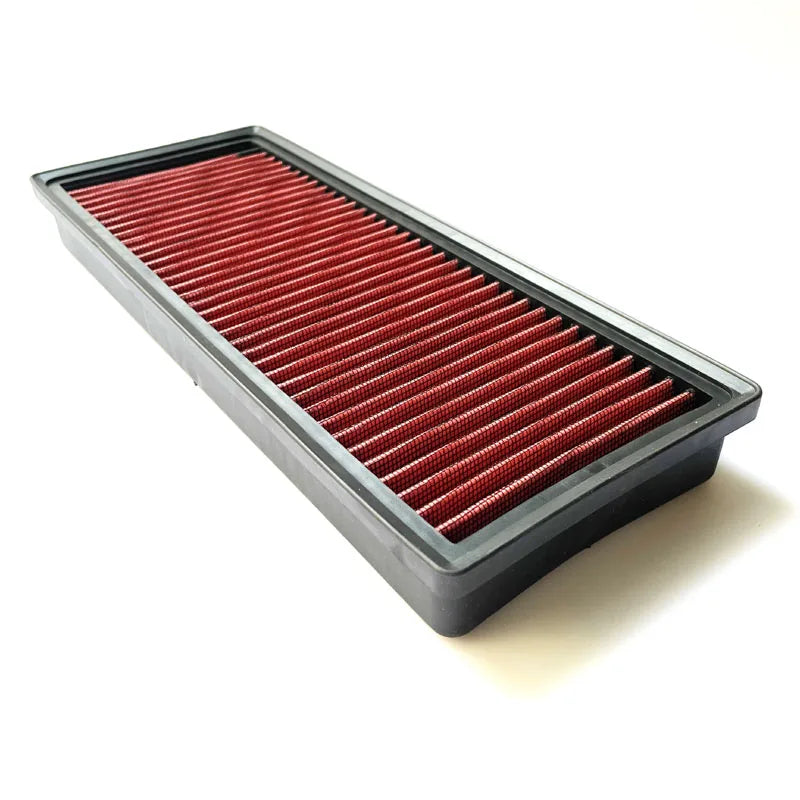 Filtru de aer pentru Audi 2.0L Q5 A4 A5 Allroad Quattro Lavabil din țesătură non-woven roșu-negru