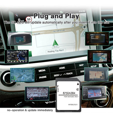 MMCS Mitsubishi 8750A384 Navigation SD Card EU &ndash; Anti Fog